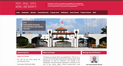 Desktop Screenshot of nepallawsociety.org